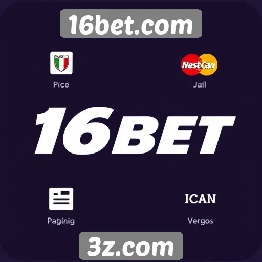 Métodos de pagamento disponíveis no 16bet.com